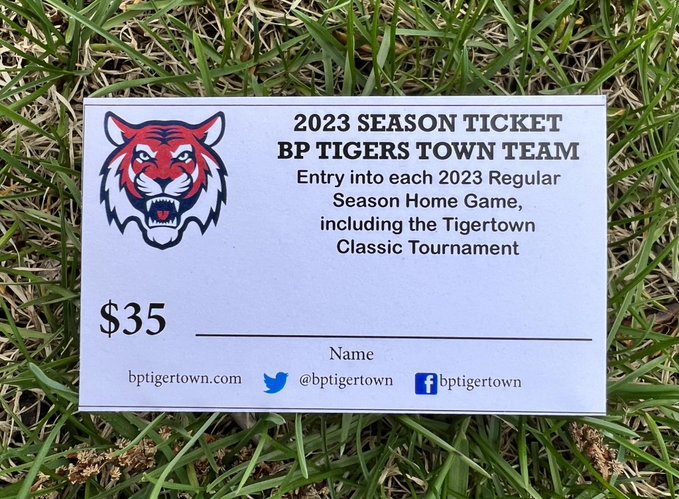 2023 BP Tigers season ticket